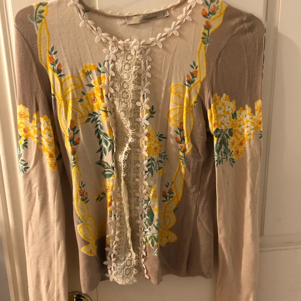 Blue marine cardigan